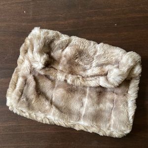 Reformation Faux Fur Clutch